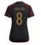 Strój piłkarski Niemcy Leon Goretzka #8 Koszulka Wyjazdowej damskie MŚ 2022 Krótki Rękaw