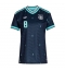 Strój piłkarski Niemcy Leon Goretzka #8 Koszulka Wyjazdowej damskie MŚ 2026 Krótki Rękaw Strój piłkarski Niemcy Leon Goretzka #8 Koszulka Wyjazdowej damskie MŚ 2026 Krótki Rękaw