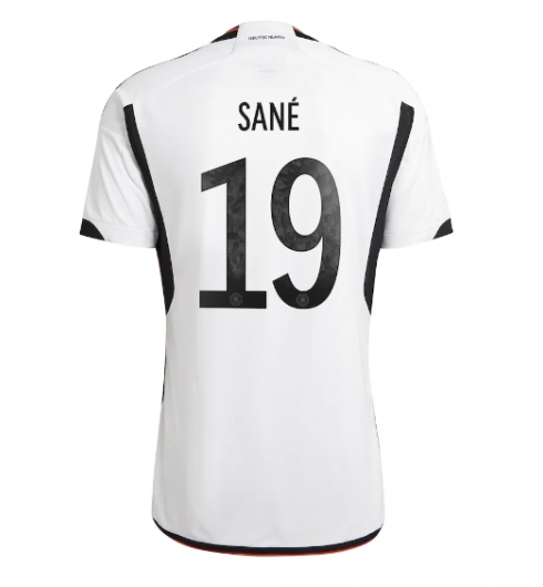 Strój piłkarski Niemcy Leroy Sane #19 Koszulka Podstawowej MŚ 2022 Krótki Rękaw