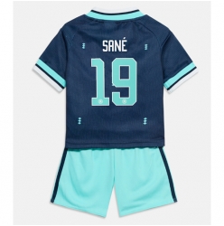 Strój piłkarski Niemcy Leroy Sane #19 Koszulka Wyjazdowej dziecięce MŚ 2026 Krótki Rękaw (+ Krótkie spodenki)
