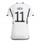 Strój piłkarski Niemcy Mario Gotze #11 Koszulka Podstawowej damskie MŚ 2022 Krótki Rękaw