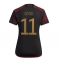 Strój piłkarski Niemcy Mario Gotze #11 Koszulka Wyjazdowej damskie MŚ 2022 Krótki Rękaw