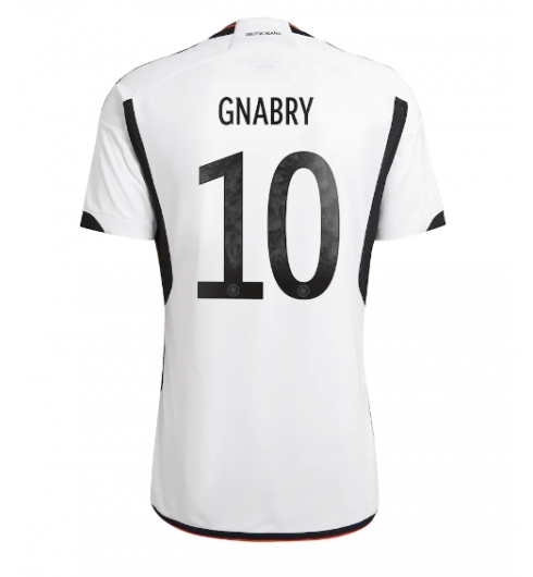 Strój piłkarski Niemcy Serge Gnabry #10 Koszulka Podstawowej MŚ 2022 Krótki Rękaw