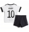 Strój piłkarski Niemcy Serge Gnabry #10 Koszulka Podstawowej dziecięce MŚ 2022 Krótki Rękaw (+ Krótkie spodenki)