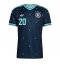 Strój piłkarski Niemcy Serge Gnabry #20 Koszulka Wyjazdowej MŚ 2026 Krótki Rękaw Strój piłkarski Niemcy Serge Gnabry #20 Koszulka Wyjazdowej MŚ 2026 Krótki Rękaw