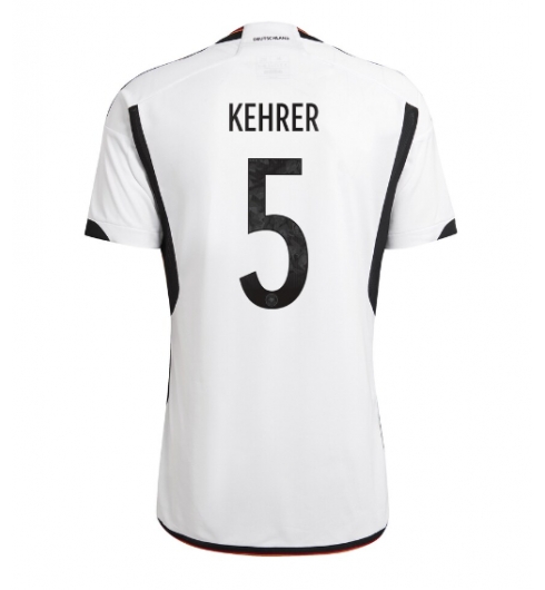 Strój piłkarski Niemcy Thilo Kehrer #5 Koszulka Podstawowej MŚ 2022 Krótki Rękaw