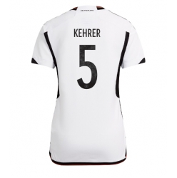Strój piłkarski Niemcy Thilo Kehrer #5 Koszulka Podstawowej damskie MŚ 2022 Krótki Rękaw