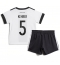 Strój piłkarski Niemcy Thilo Kehrer #5 Koszulka Podstawowej dziecięce MŚ 2022 Krótki Rękaw (+ Krótkie spodenki)