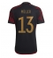 Strój piłkarski Niemcy Thomas Muller #13 Koszulka Wyjazdowej MŚ 2022 Krótki Rękaw