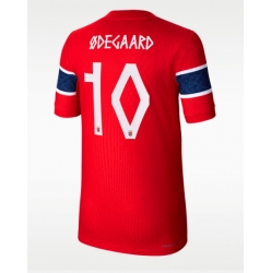 Strój piłkarski Norwegia Martin Odegaard #10 Koszulka Podstawowej MŚ 2026 Krótki Rękaw