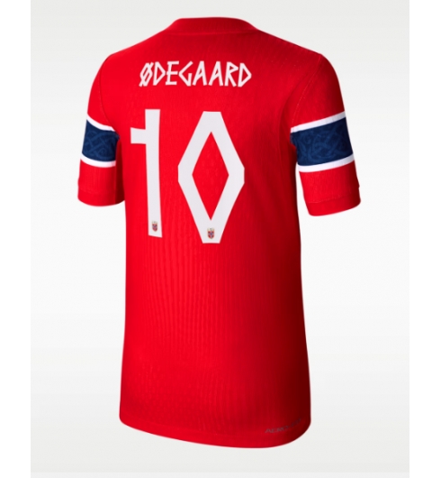 Strój piłkarski Norwegia Martin Odegaard #10 Koszulka Podstawowej MŚ 2026 Krótki Rękaw Strój piłkarski Norwegia Martin Odegaard #10 Koszulka Podstawowej MŚ 2026 Krótki Rękaw