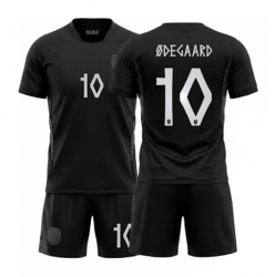 Strój piłkarski Norwegia Martin Odegaard #10 Koszulka Wyjazdowej dziecięce MŚ 2026 Krótki Rękaw (+ Krótkie spodenki)