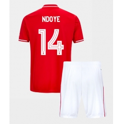 Strój piłkarski Nottingham Forest Dan Ndoye #14 Koszulka Podstawowej dziecięce 2025-26 Krótki Rękaw (+ Krótkie spodenki)