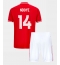 Strój piłkarski Nottingham Forest Dan Ndoye #14 Koszulka Podstawowej dziecięce 2025-26 Krótki Rękaw (+ Krótkie spodenki)