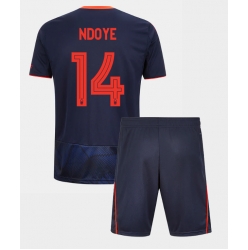 Strój piłkarski Nottingham Forest Dan Ndoye #14 Koszulka Trzeciej dziecięce 2025-26 Krótki Rękaw (+ Krótkie spodenki)
