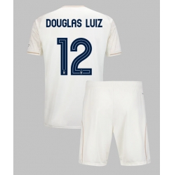 Strój piłkarski Nottingham Forest Douglas Luiz #12 Koszulka Wyjazdowej dziecięce 2025-26 Krótki Rękaw (+ Krótkie spodenki)