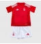 Strój piłkarski Nottingham Forest Elliot Anderson #8 Koszulka Podstawowej dziecięce 2024-25 Krótki Rękaw (+ Krótkie spodenki)