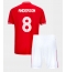 Strój piłkarski Nottingham Forest Elliot Anderson #8 Koszulka Podstawowej dziecięce 2025-26 Krótki Rękaw (+ Krótkie spodenki)