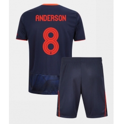 Strój piłkarski Nottingham Forest Elliot Anderson #8 Koszulka Trzeciej dziecięce 2025-26 Krótki Rękaw (+ Krótkie spodenki)