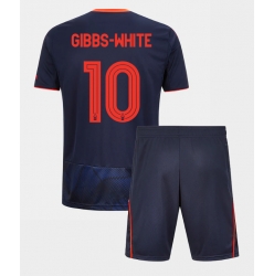 Strój piłkarski Nottingham Forest Morgan Gibbs-White #10 Koszulka Trzeciej dziecięce 2025-26 Krótki Rękaw (+ Krótkie spodenki)