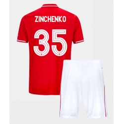 Strój piłkarski Nottingham Forest Oleksandr Zinchenko #35 Koszulka Podstawowej dziecięce 2025-26 Krótki Rękaw (+ Krótkie spodenki)