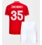 Strój piłkarski Nottingham Forest Oleksandr Zinchenko #35 Koszulka Podstawowej dziecięce 2025-26 Krótki Rękaw (+ Krótkie spodenki)