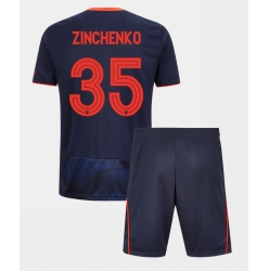 Strój piłkarski Nottingham Forest Oleksandr Zinchenko #35 Koszulka Trzeciej dziecięce 2025-26 Krótki Rękaw (+ Krótkie spodenki)