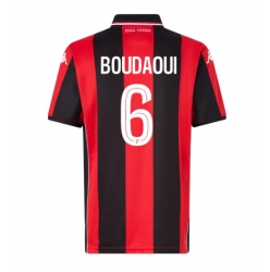 Strój piłkarski OGC Nice Hicham Boudaoui #6 Koszulka Podstawowej 2025-26 Krótki Rękaw