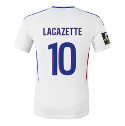 Strój piłkarski Olympique Lyonnais Alexandre Lacazette #10 Koszulka Podstawowej 2024-25 Krótki Rękaw