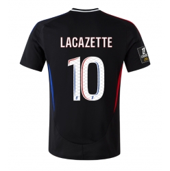 Strój piłkarski Olympique Lyonnais Alexandre Lacazette #10 Koszulka Wyjazdowej 2024-25 Krótki Rękaw