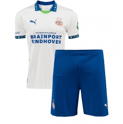 Strój piłkarski PSV Eindhoven Koszulka Trzeciej dziecięce 2024-25 Krótki Rękaw (+ Krótkie spodenki)
