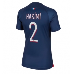Strój piłkarski Paris Saint-Germain Achraf Hakimi #2 Koszulka Podstawowej damskie 2023-24 Krótki Rękaw