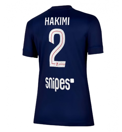 Strój piłkarski Paris Saint-Germain Achraf Hakimi #2 Koszulka Podstawowej damskie 2025-26 Krótki Rękaw Strój piłkarski Paris Saint-Germain Achraf Hakimi #2 Koszulka Podstawowej damskie 2025-26 Krótki Rękaw