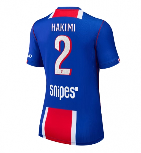 Strój piłkarski Paris Saint-Germain Achraf Hakimi #2 Koszulka Podstawowej damskie 2026-27 Krótki Rękaw Strój piłkarski Paris Saint-Germain Achraf Hakimi #2 Koszulka Podstawowej damskie 2026-27 Krótki Rękaw