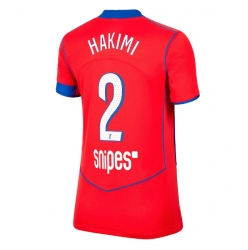 Strój piłkarski Paris Saint-Germain Achraf Hakimi #2 Koszulka Trzeciej damskie 2025-26 Krótki Rękaw