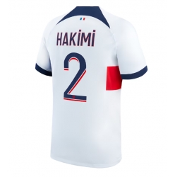 Strój piłkarski Paris Saint-Germain Achraf Hakimi #2 Koszulka Wyjazdowej 2023-24 Krótki Rękaw