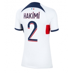 Strój piłkarski Paris Saint-Germain Achraf Hakimi #2 Koszulka Wyjazdowej damskie 2023-24 Krótki Rękaw