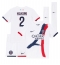 Strój piłkarski Paris Saint-Germain Achraf Hakimi #2 Koszulka Wyjazdowej dziecięce 2024-25 Krótki Rękaw (+ Krótkie spodenki)