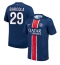 Strój piłkarski Paris Saint-Germain Bradley Barcola #29 Koszulka Podstawowej 2024-25 Krótki Rękaw