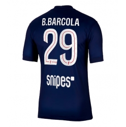 Strój piłkarski Paris Saint-Germain Bradley Barcola #29 Koszulka Podstawowej 2025-26 Krótki Rękaw