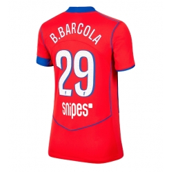 Strój piłkarski Paris Saint-Germain Bradley Barcola #29 Koszulka Trzeciej damskie 2025-26 Krótki Rękaw