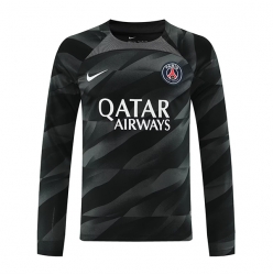 Strój piłkarski Paris Saint-Germain Bramkarskie Koszulka Wyjazdowej 2023-24 Długi Rękaw