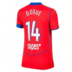 Strój piłkarski Paris Saint-Germain Desire Doue #14 Koszulka Trzeciej damskie 2025-26 Krótki Rękaw