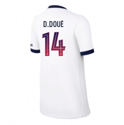 Strój piłkarski Paris Saint-Germain Desire Doue #14 Koszulka Wyjazdowej damskie 2026-27 Krótki Rękaw
