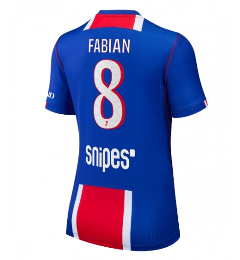 Strój piłkarski Paris Saint-Germain Fabian Ruiz #8 Koszulka Podstawowej damskie 2026-27 Krótki Rękaw Strój piłkarski Paris Saint-Germain Fabian Ruiz #8 Koszulka Podstawowej damskie 2026-27 Krótki Rękaw