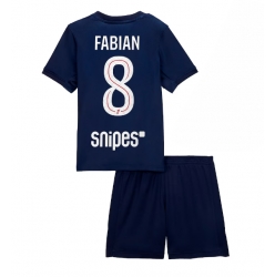 Strój piłkarski Paris Saint-Germain Fabian Ruiz #8 Koszulka Podstawowej dziecięce 2025-26 Krótki Rękaw (+ Krótkie spodenki)