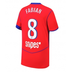 Strój piłkarski Paris Saint-Germain Fabian Ruiz #8 Koszulka Trzeciej 2025-26 Krótki Rękaw