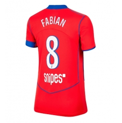 Strój piłkarski Paris Saint-Germain Fabian Ruiz #8 Koszulka Trzeciej damskie 2025-26 Krótki Rękaw