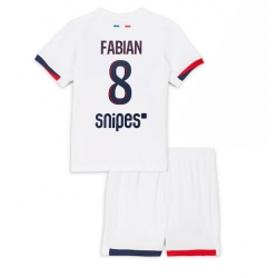 Strój piłkarski Paris Saint-Germain Fabian Ruiz #8 Koszulka Wyjazdowej dziecięce 2025-26 Krótki Rękaw (+ Krótkie spodenki)