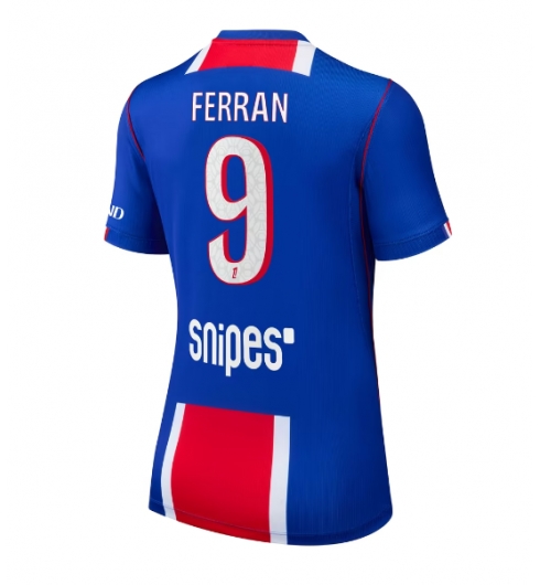 Strój piłkarski Paris Saint-Germain Ferran Torres #9 Koszulka Podstawowej damskie 2026-27 Krótki Rękaw Strój piłkarski Paris Saint-Germain Ferran Torres #9 Koszulka Podstawowej damskie 2026-27 Krótki Rękaw